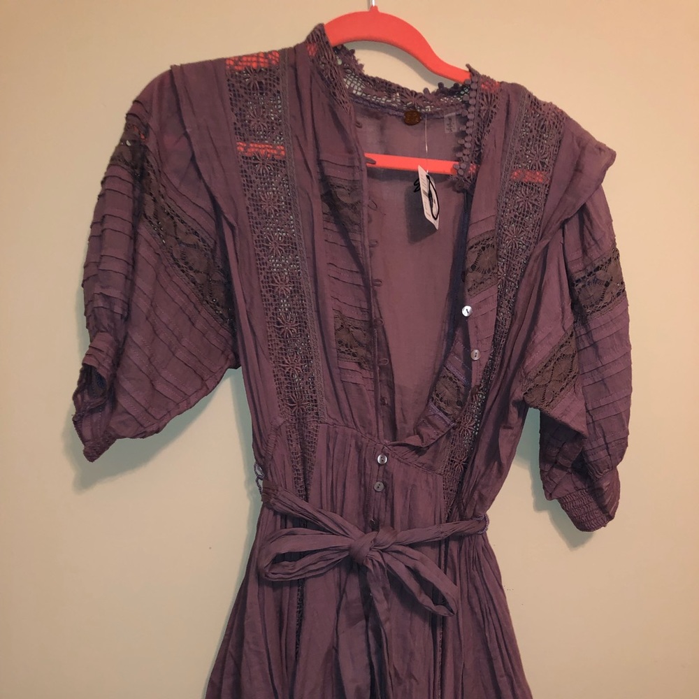 NWT Cute Free People Maroon Dress